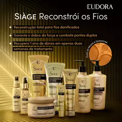 Shampoo Siàge Reconstrói Os Fios 400ml - comprar online