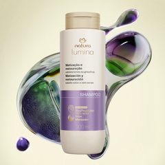 Shampoo Matizador para Cabelos Loiros e Grisalhos Lumina 300 ml - comprar online