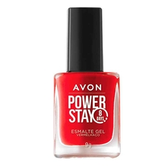 Esmalte Gel Avon Power Stay - Vermelhaço