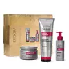 Kit Presente Natal Siàge Glow Expert: Shampoo 250 ml + Máscara Capilar Ultra Brilho 250g + Balm Disciplinante Finalizado - comprar online