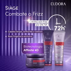 Combo Siàge Combate o Frizz: Shampoo 250ml + Condicionador 200ml + Máscara Capilar 250g - comprar online