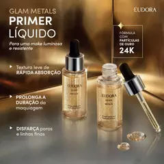 Primer Facial Líquido Glam Metals 32ml