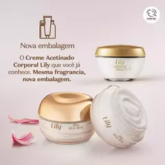 Creme Acetinado Hidratante Desodorante Corporal Lily 250g - comprar online