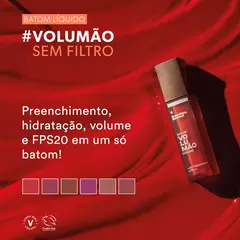 Batom Líquido Marrom Tamarali Volumão 5,5ml - comprar online