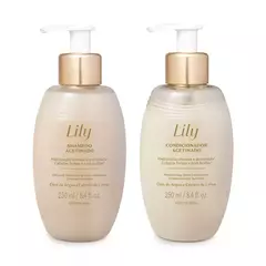 Combo Lily Acetinados: Shampoo 250ml + Condicionador 250ml