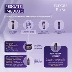 Leave-In Siàge Resgate Imediato 100ml - MilaBela Cosméticos