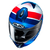 Capacete Hjc I90 Hollen Azul 59 - comprar online