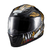 Capacete Texx Fechado Hawk Alien Dourado Pret 62 na internet