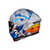 Capacete Hjc Rpha 1 Pol Espargaro Moto GP Preto E Azul 56 - Race Mania