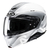 Capacete Hjc Rpha 91 Combust Branco E Chumbo 56