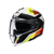 Capacete Hjc I90 Lark Amarelo Laranja Branco E Preto 58