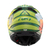 Capacete Texx Fechado Hawk Fury Verd Amare Verm 56 - loja online