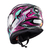 Capacete Texx Fechado Hawk Genesis Rosa Azul Branc 60 na internet