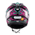 Capacete Texx Fechado Hawk Genesis Rosa Azul Branc 62 - Race Mania