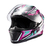 Imagem do Capacete Texx Fechado Hawk Genesis Rosa Azul Branc 60