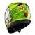 Capacete Texx Fechado Hawk Orc Verd 60 - Race Mania