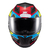 Capacete Texx Fechado Hawk Ride Azul Verd Verm Pret 56 - comprar online