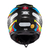 Capacete Texx Fechado Hawk Ride Azul Verd Verm Pret 56 - loja online