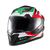 Imagem do Capacete Texx Fechado Hawk Ride Verd Verm Branc Pret 56