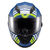 Capacete Texx Fechado Wing Grid Azul Verd Branc 56 - comprar online