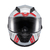 Capacete Texx Fechado Wing Grid Chumb Verm Branc 56