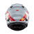 Capacete Texx Fechado Wing Grid Chumb Verm Branc 56 - loja online