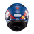 Capacete Texx Fechado Wing Grid Azul Verm Branc 58 - loja online