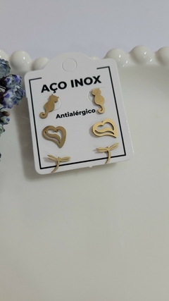 Trio em Aço Inox