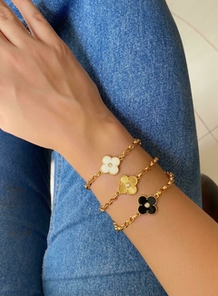 Pulseira Trevo inspiração - love semijoias