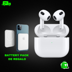 AirPods 3ra generación + Battery Pack (DE REGALO)