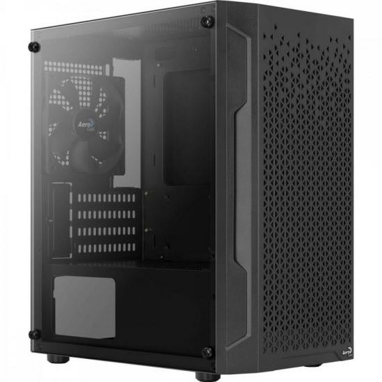 Gabinete Gamer Aerocool Trinity Mini Preto Lateral Vidro