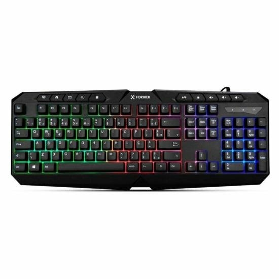 Teclado Gamer Multimidia Fortrek Spider Black Preto