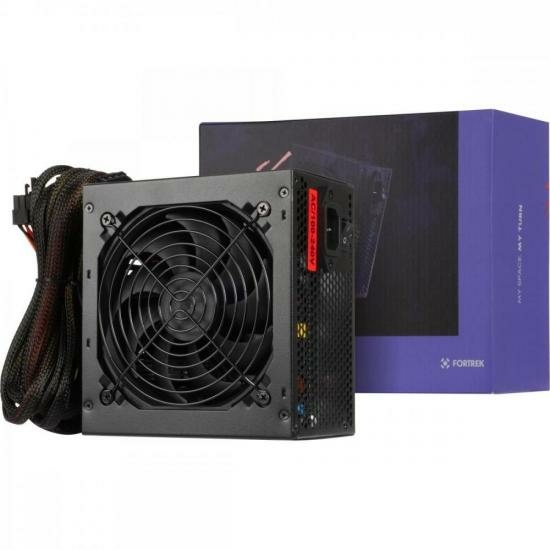 Fonte Gamer ATX Fortrek Black Hawk 500W 80 Plus Bronze PFC Ativo