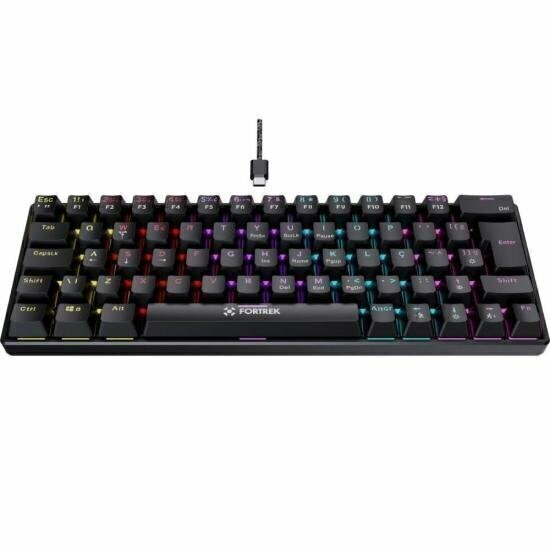 Teclado Gamer Mecânico Fortrek Gravity 65 Compact Switch Outemu Red