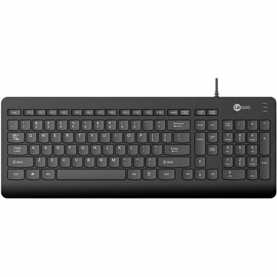 Teclado Lecoo KB103 USB Preto