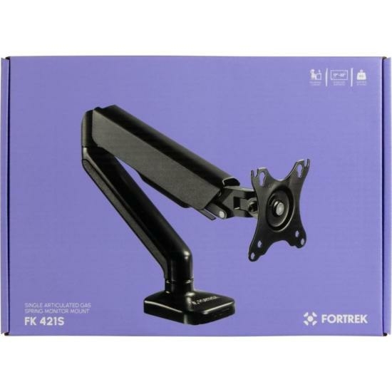 Suporte Articulado Para Monitor com Pistão a Gás Fortrek FK 421S 17”-32" - Wormtec