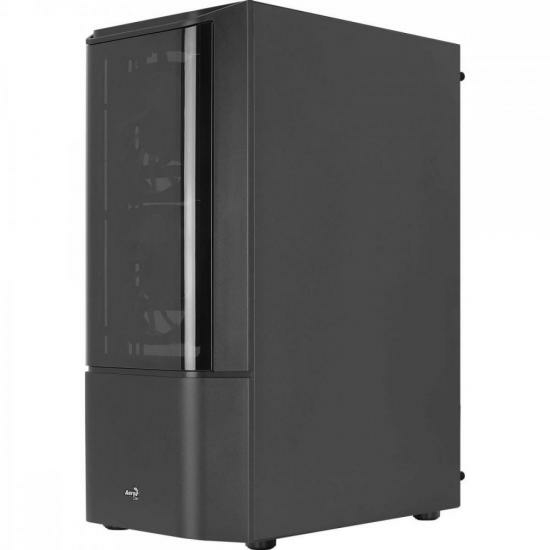 Gabinete Gamer Aerocool ATX Quantum V2 Preto Lateral Vidro - Wormtec