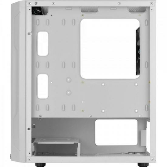 Gabinete Gamer Aerocool Trinity Mini Branco Lateral Vidro - Wormtec