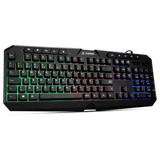 Teclado Gamer Multimidia Fortrek Spider Black Preto - comprar online