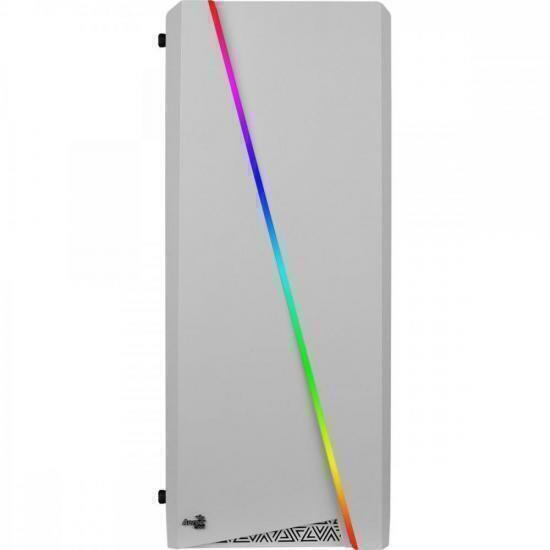 Gabinete Gamer Aerocool Cylon Branco RGB Lateral Acrílico - comprar online