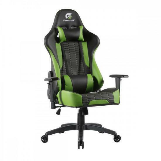 Cadeira Gamer Fortrek Cruiser Preta/Verde - comprar online