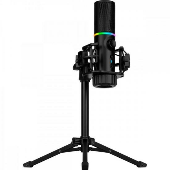 Microfone Gamer Streamplify Mic Tripod Com Tripé Preto RGB - comprar online