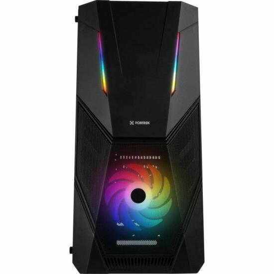 Gabinete Gamer Fortrek Mid Tower Black Hawk RGB Preto - comprar online