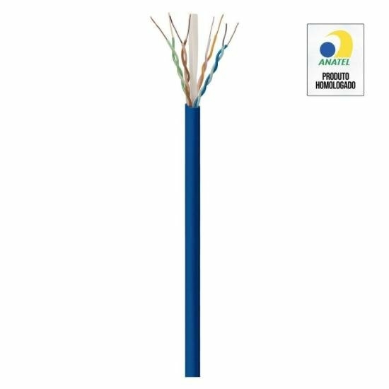 Cabo de Rede CAT6 305m Fortrek FK 510C CMX Azul - CX / 305 - comprar online