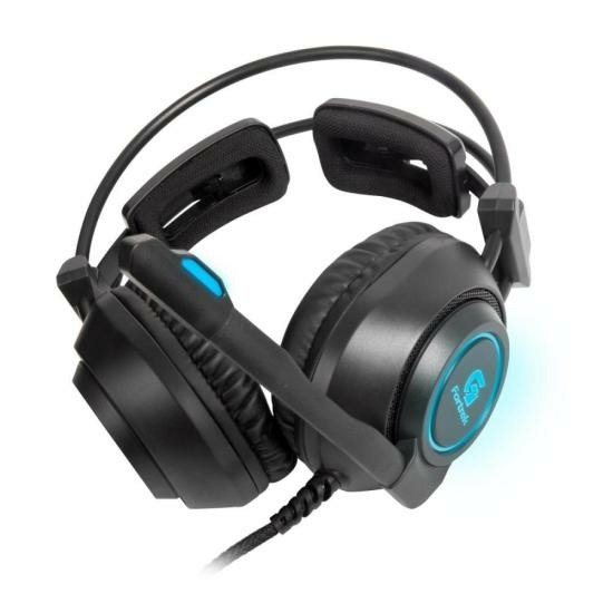 Headset Gamer Fortrek Vickers P2 + USB RGB Preto - comprar online