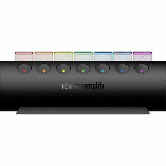 Hub USB 7 Portas 3.0 Streamplify Ctrl 7 Preto RGB - comprar online