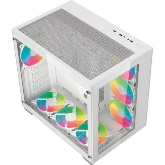 Gabinete Gamer C3Tech Aquarius MT-G910 Sem Fans Branco - comprar online