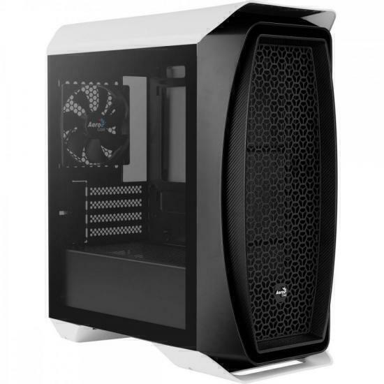 Gabinete Gamer Aerocool Aero One Mini Branco Lateral Vidro na internet