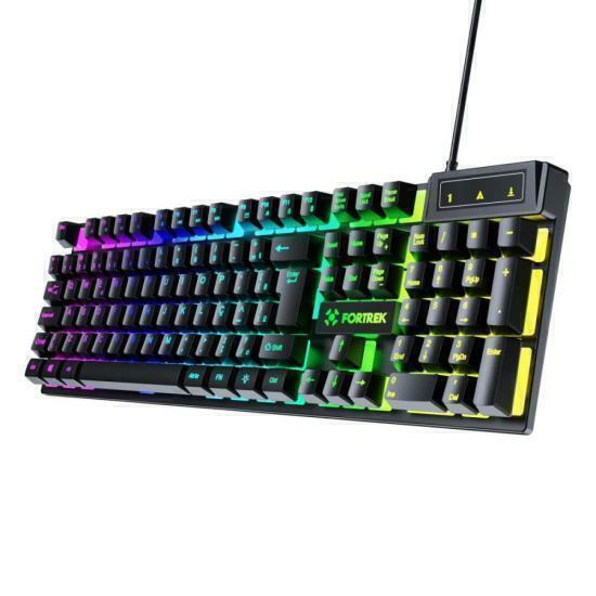 Teclado Gamer Fortrek Fearless 100 Fullsized Preto na internet