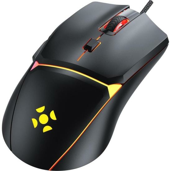 Mouse Gamer Fortrek Crusader 12800Dpi Preto na internet